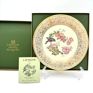 1975 Lenox American Redstart Collector Plate Boehm Birds Series Limited Edition